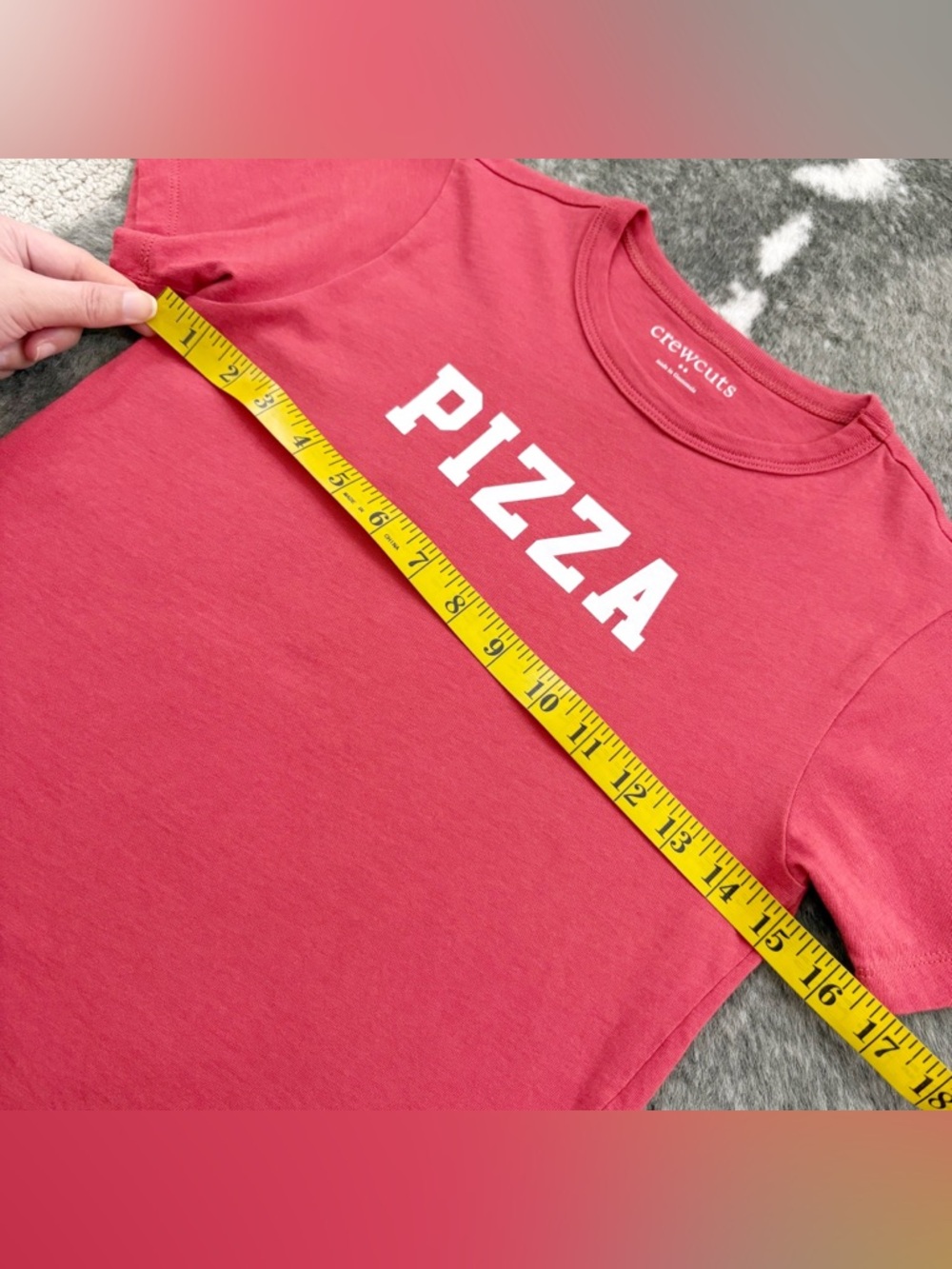 J. Crew Crewcuts Pizza Tee Medium 8-9 - Picture 10 of 10